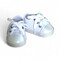 18 Inch Doll Shoes- White Canvas Shoes Fits 18 Inch Fashion Girl Dolls